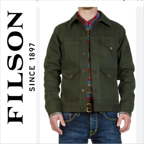 Filson Other - NWOT Men’s FILSON lined short cruiser Jacket Burnt Olive xs